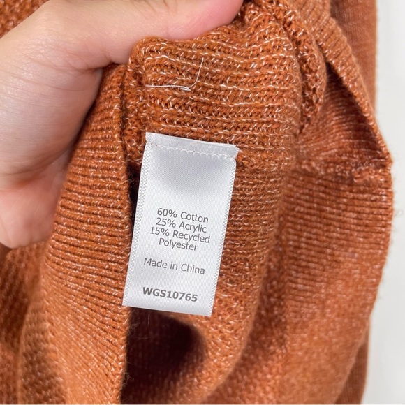 Stitch Fix l Market & Spruce Janice Textured Button Detail Raglan Sweater, Small - Picture 8 of 10